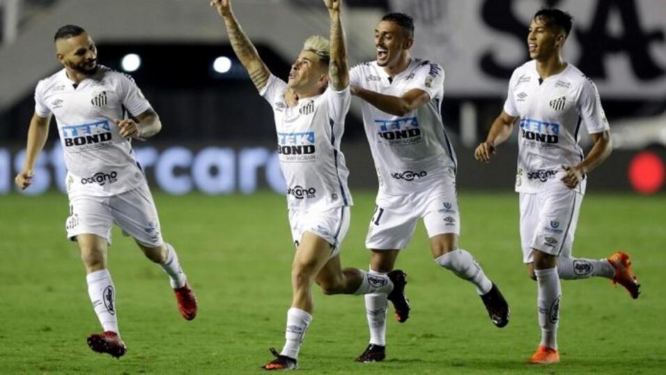 Santos celebrate